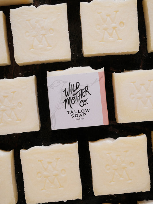 100% Suet Tallow Soap Bar
