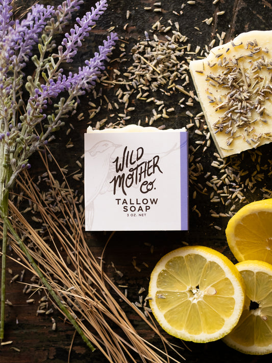 Lavender Tallow Soap Bar