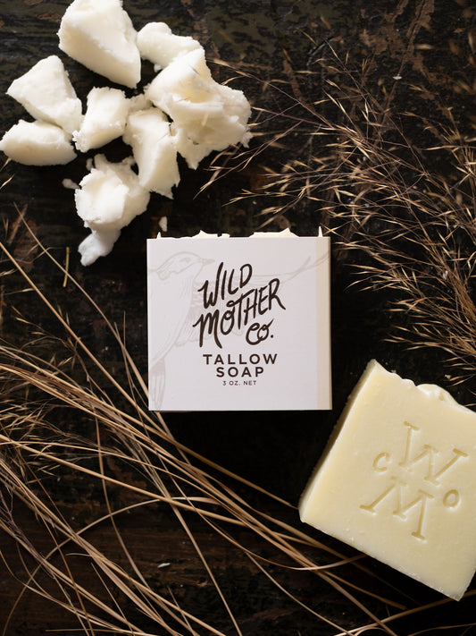 Non-scented Tallow Soap Bar